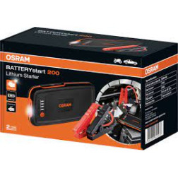 OSRAM startera litija akumulators 6000 mAh, min. strāva 150 A, maksimālā strāva 500 A, 5 V 2,4 A, 9 V 2,0