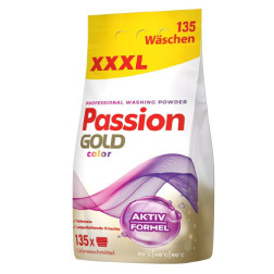 Veļas mazgāšanas līdzeklis PULVERIS PASSION GOLD COLOUR 135 VEĻAS MAZGĀŠANAI 8,1 KG