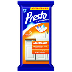 PRESTO CLEAN salvetes virtuvei, 72 gab.