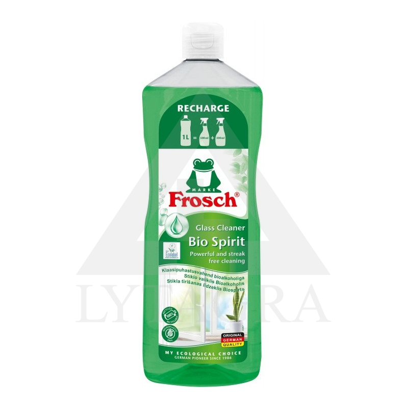 Logu tīrīšanas līdzeklis ar alkoholu FROSCH, 1L