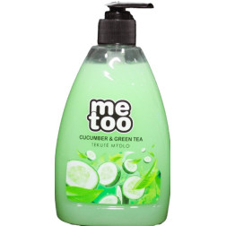 MeToo šķidrās ziepes ar gurķu un zaļās tējas aromātu, 500 ml
