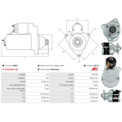 123708107 STARTERIS MF  NH 2.8KW Z-10