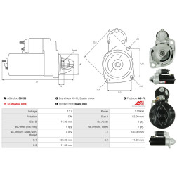 123708246 STARTERIS MTZ-330  TZ -4K-14  Z-9 2.8KW