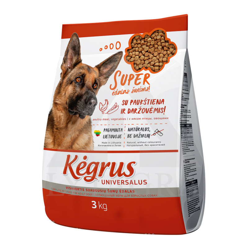 SUŅU BARĪBA 3KG KEGRUS UNIVER.