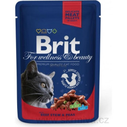 100G KAĶU BARĪBA BRIT PREMIUM/LIELLOP.+ZIRŅI