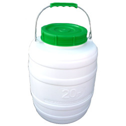 2406080 Plastmasas muca 20L ar rokturi