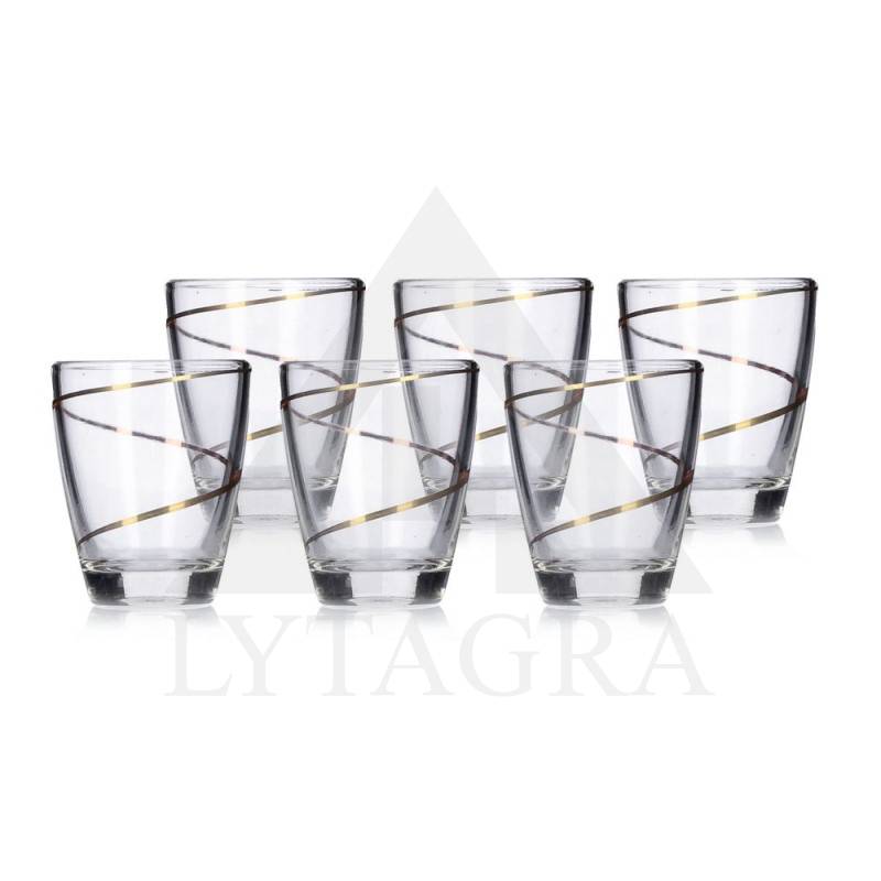 Glāzes 25 ml 6 gab. Barylka