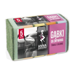 ANNA ZARADNA Trauku mazgāšanas sūkļi, 5 gab.