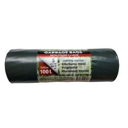 LDPE atkritumu maisi 100l 10 gab./brūni melni