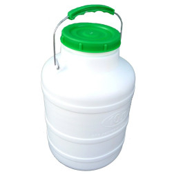 2406077 PLASTMASAS BURKA 10L AR METĀLA ROKTURI.