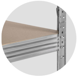 Noliktavas plaukts 4850 (5 plaukti) 200/1000kg 205x120x45cm