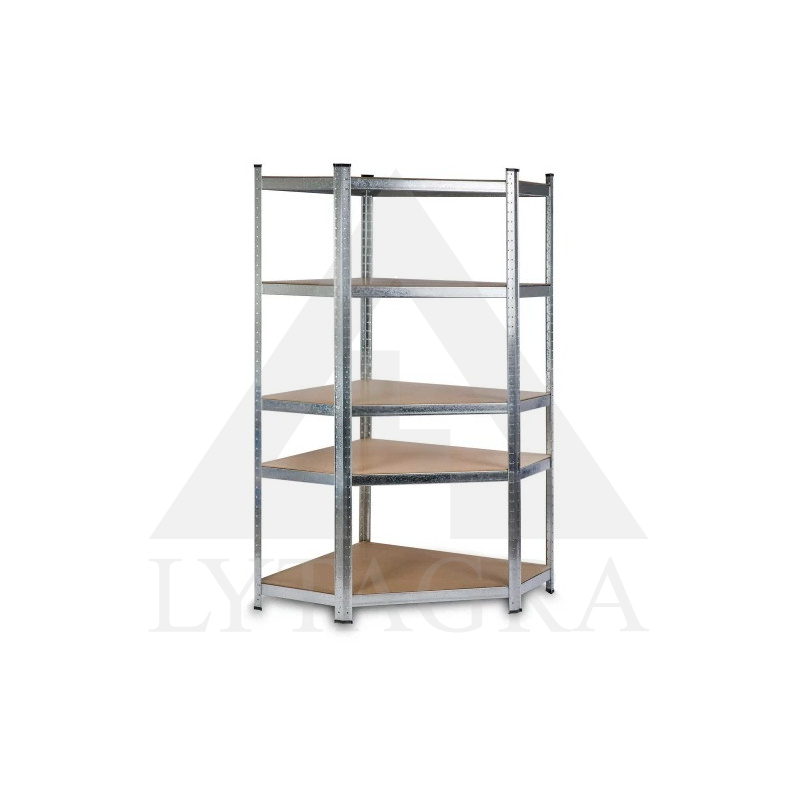 Stūra noliktavas plaukts 4817 (5 plaukti) 175/875 kg 180x90x40cm