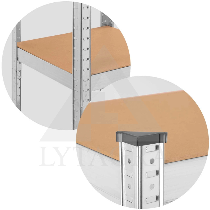 Noliktavas plaukts 4819 (5 plaukti) 100/500kg 180x40x40cm