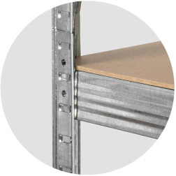 Noliktavas plaukts 4849 (5 plaukti) 175/875 kg 180x100x50cm