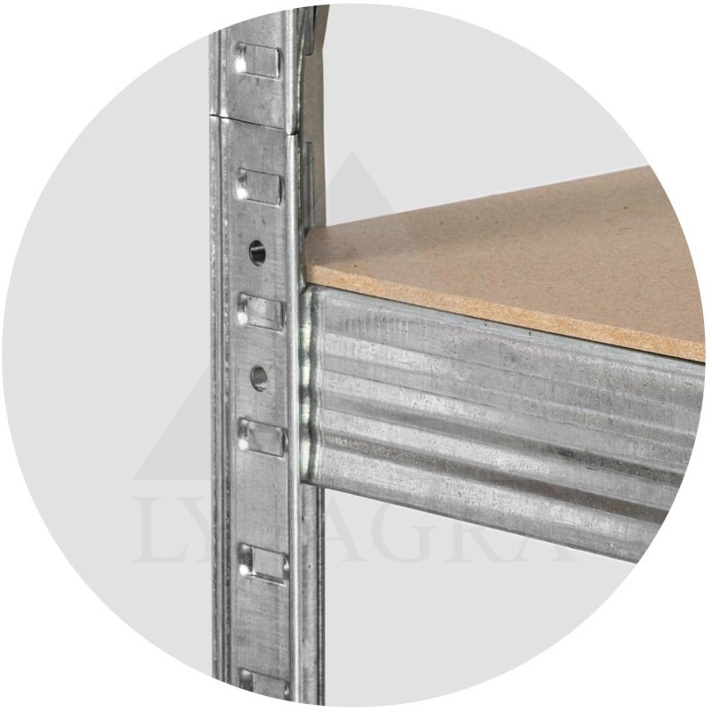 Noliktavas plaukts 4849 (5 plaukti) 175/875 kg 180x100x50cm
