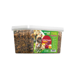 1,4 kg BARĪBA MAZIEM DZĪVNIEKIEM UN GRAUZĒTĀJIEM AR DĀRZEŅIEM