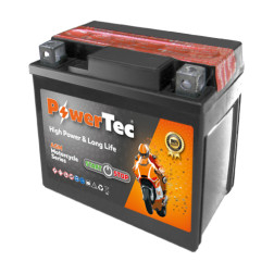 Akumulators MOTO 12V 4Ah 70A PowerTec YTX5L-BS-AGM Akumulators MOTO 12V 4Ah 70A PowerTec YTX5L-BS-AGM