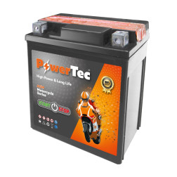 Akumulators MOTO 12V 6Ah 85A PowerTec YTX7L-BS-AGM Akumulators MOTO 12V 6Ah 85A PowerTec YTX7L-BS-AGM