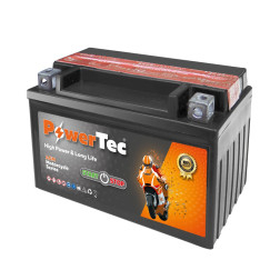 Akumulators MOTO 12V 8Ah 120A PowerTec YTX9-BS-AGM Akumulators MOTO 12V 8Ah 120A PowerTec YTX9-BS-AGM