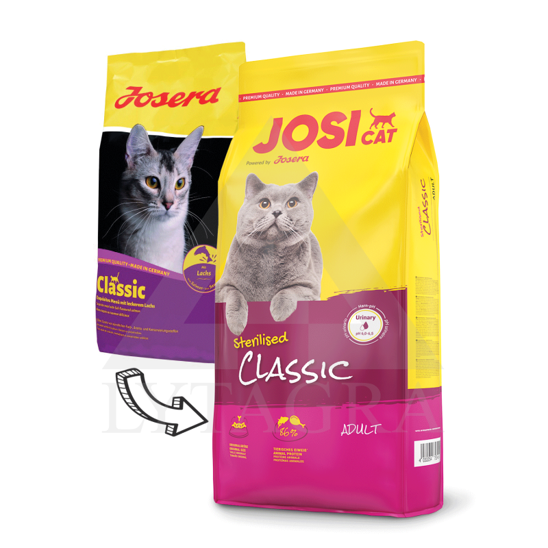JOS0281 10 KG BARĪBA KAĶIEM JOSICAT STER. CLASSIC