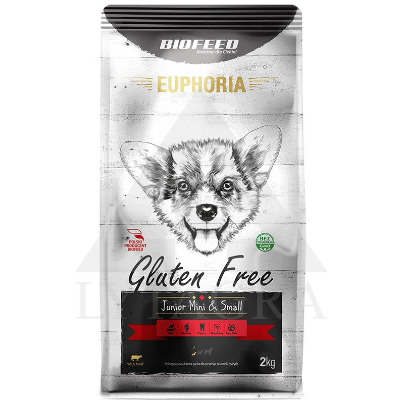 2 KG BARĪBA MINI IZMĒRA SUŅIEM  EUPHOR ar liellop