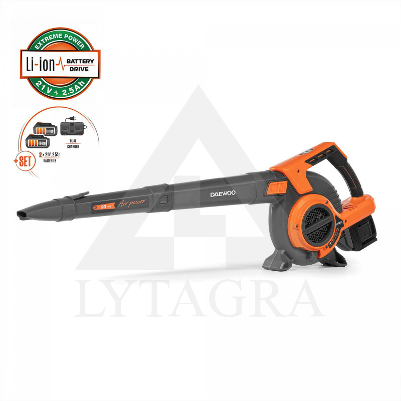 Bezvadu lapu pūtējs/putekļsūcējs Daewoo DABL 9042Li SET