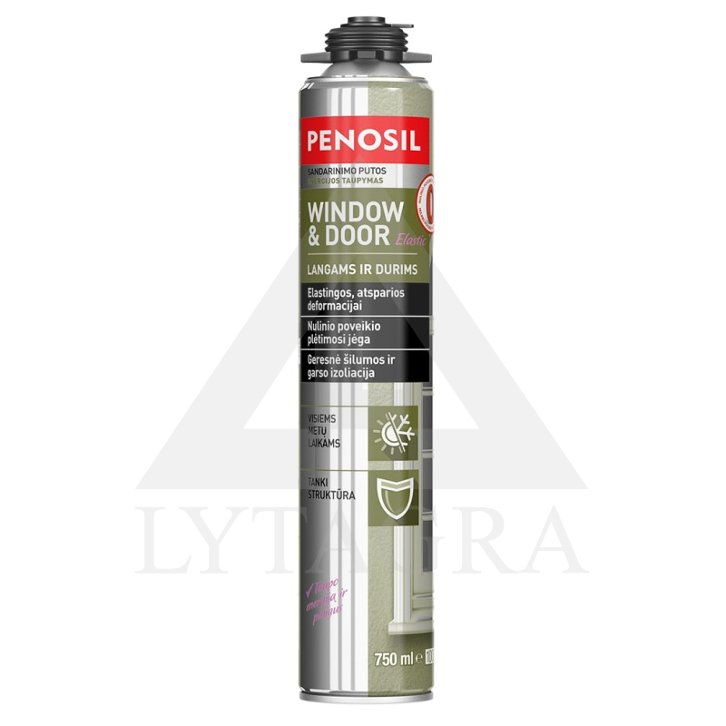 PENOSIL logu & durvju Elastic blīvēšanas putas, 750 ml