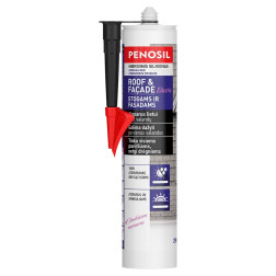 Elastīgs hermētiķis PENOSIL Jumta & Fasādes Elastic, melns, 290 ml