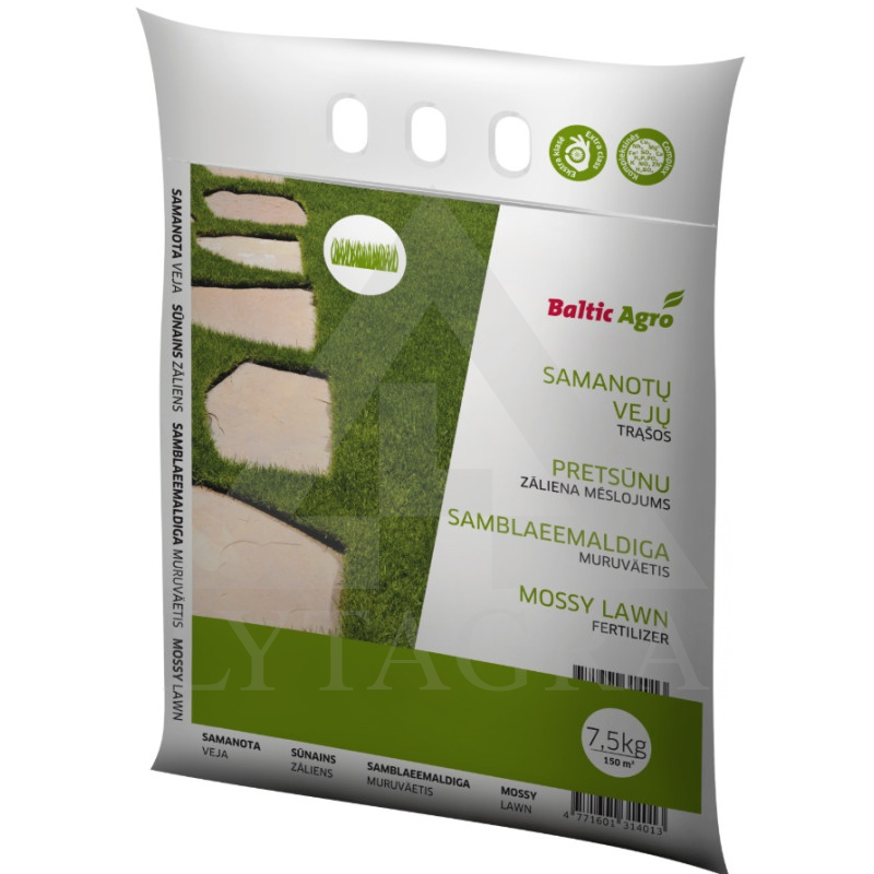 SŪNU ZĀLES MĒSLOJUMS 7.5KG