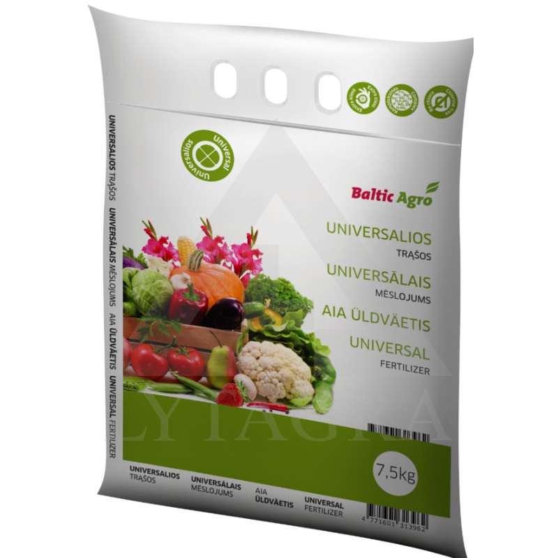 UNIVERSĀLAIS DĀRZA MĒSLOJUMS 7,5 KG