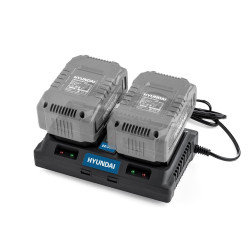 Lādētājs litija jonu akumulatoriem, dubults, HYUNDAI HYCH 2002 (HYCH2002) 20V