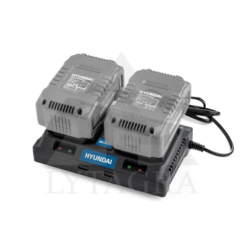 Lādētājs litija jonu akumulatoriem, dubults, HYUNDAI HYCH 2002 (HYCH2002) 20V