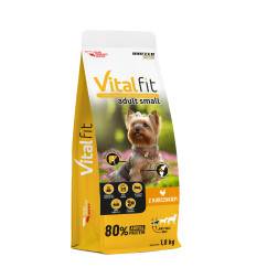 Barība mazo šķirņu suņiem VITALFIT ar vistu 1,8 kg