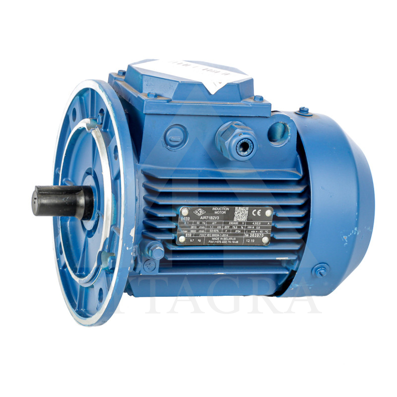 Elektriskais trīsfāžu motors 1,1 kW / 3000 APS / FL