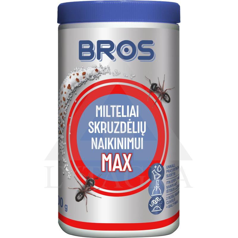 BROS skudru iznīcināšanas pulveris MAX, 100 g