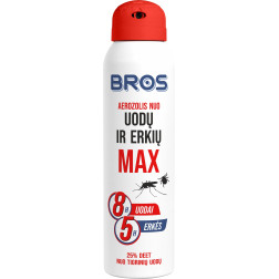 BROS līdzeklis pret odiem un ērcēm MAX, 90 ml BROS līdzeklis pret odiem un ērcēm MAX, 90 ml