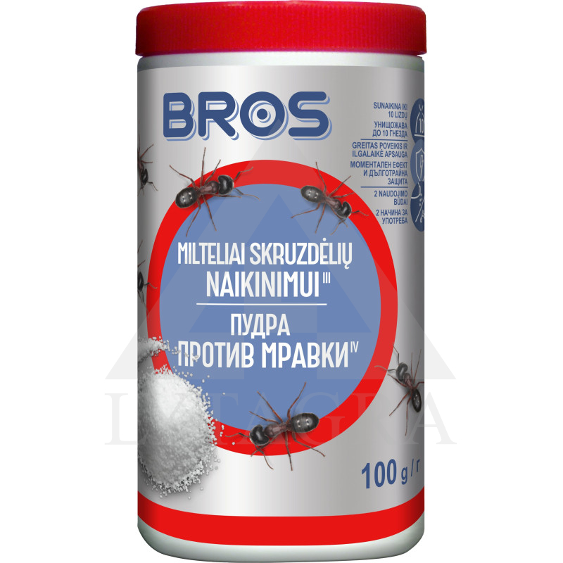 BROS skudru kontroles pulveris, 100 g