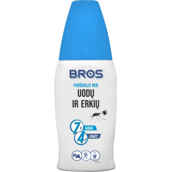 BROS šķidrums pret odiem un ērcēm (DEET 15%), 100 ml