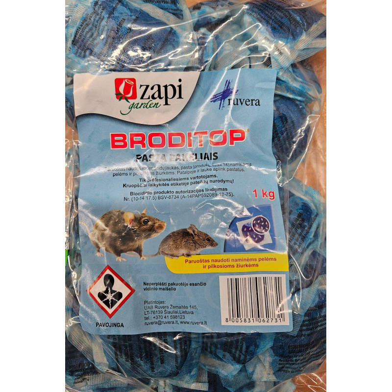 Broditop pasta grauzēju inde 1 kg