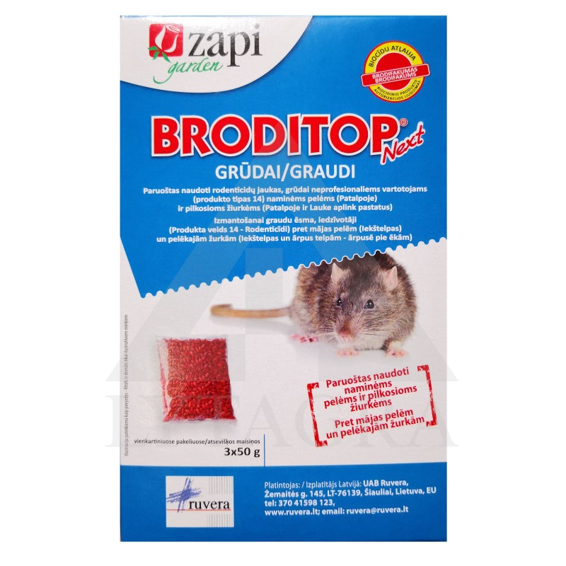 BRODITOP NEXT GRAUDI 150G STIEŅU INDE ZAPI077171
