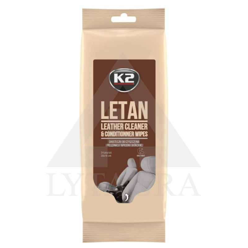 K2 LETANS mitrās salvetes ādai