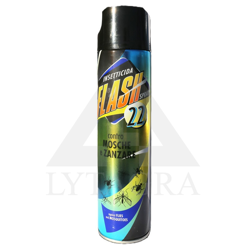FLASH 22 collu aerosols.vabolēm un kukaiņiem.