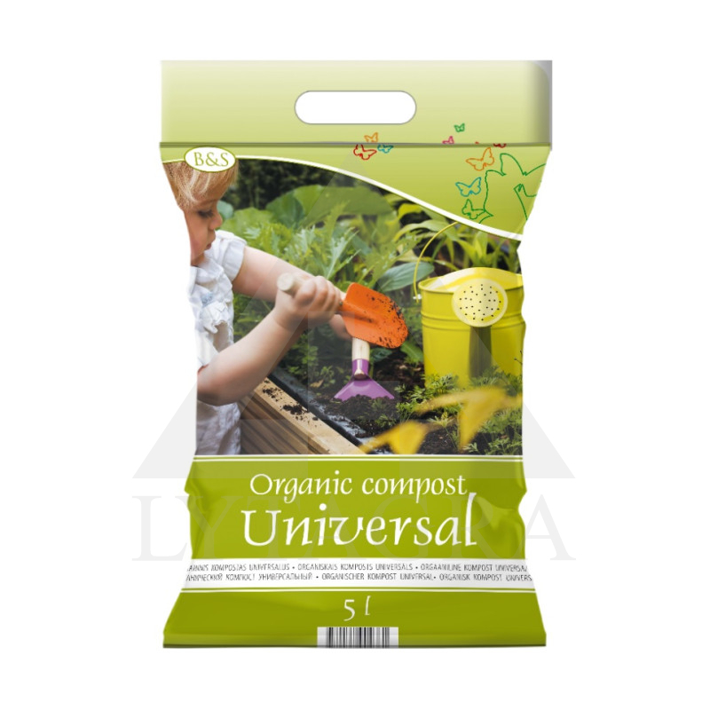 BS UNIVERSĀLAIS ORGANISKAIS KOMPOSTS 5L BS UNIVERSĀLAIS ORGANISKAIS KOMPOSTS 5L