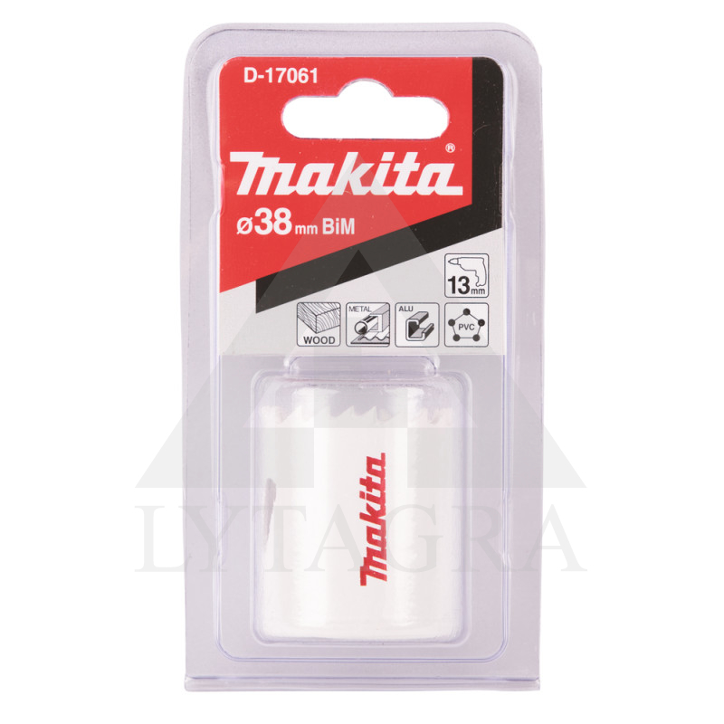 Bi-metāla 38 mm urbis Makita D-17061