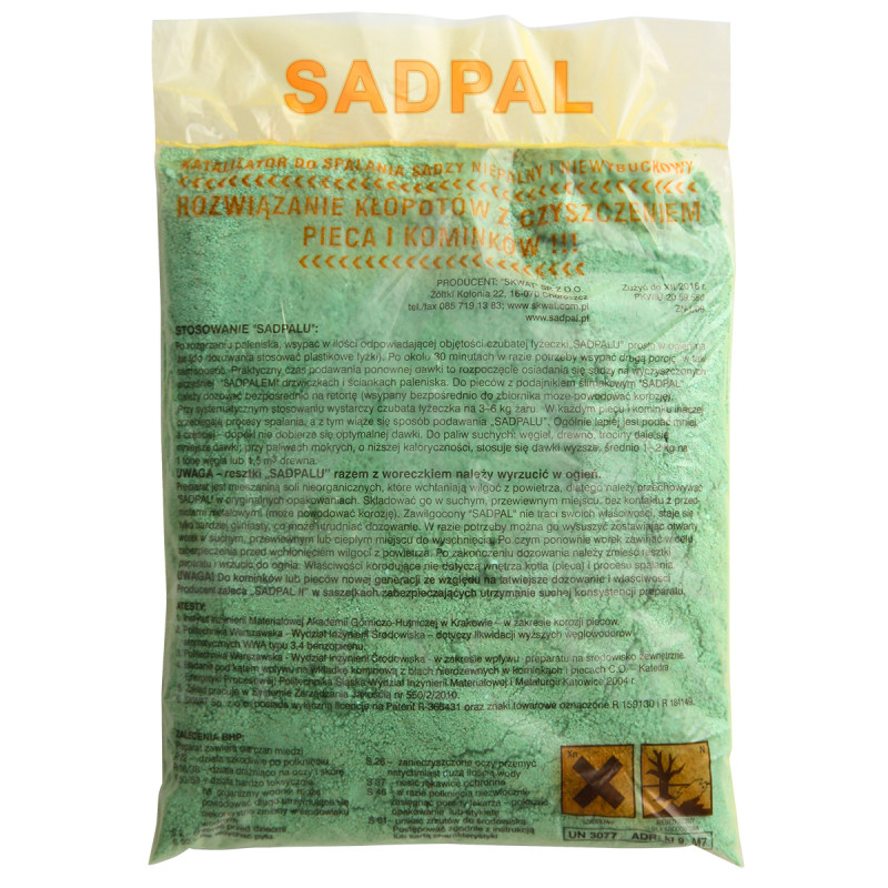 Dūmvadu tīrīšanas līdzeklis Sadpal 1 kg.