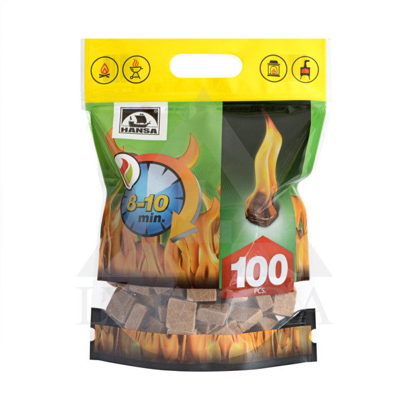 Uguns iedegšanas kubiciņi 100 gab.