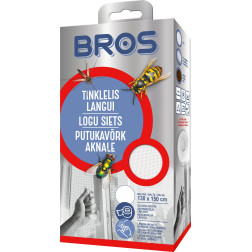 BROS logu drošības tīkls, 130x150, balts