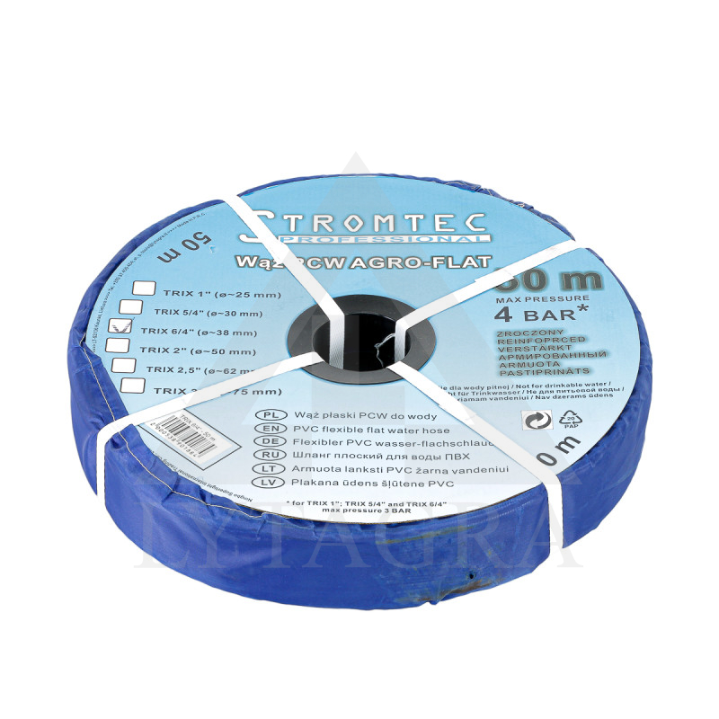TRIX 6/4" ŠĻŪTENE ŪDENS SŪKNIM / ø38mm / 50m /