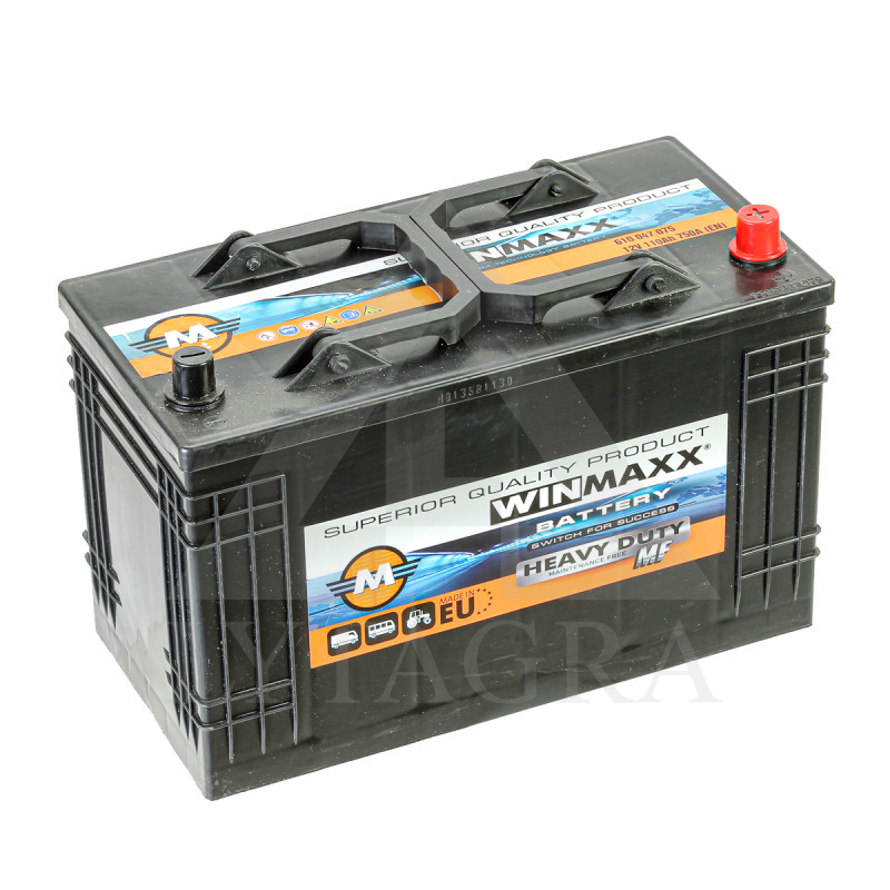 610047075 AKUMULATORS 12V/110Ah/ 750A / WINMAXX