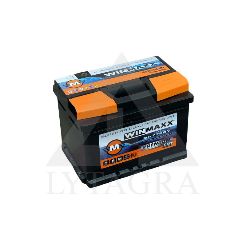 Akumulators 12V / 60Ah/480A/ +L / 555019048 WINM